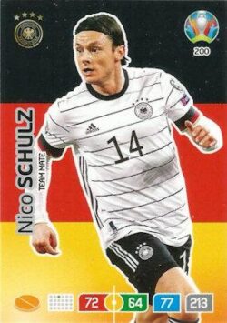 2020 Panini Euro 2020 Preview Adrenalyn XL #200 Nico Schulz