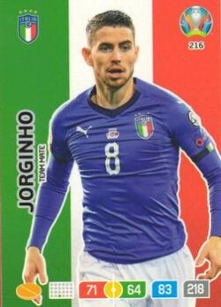 2020 Panini Euro 2020 Preview Adrenalyn XL #216 Jorginho