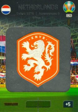 2020 Panini Euro 2020 Preview Adrenalyn XL #226 Netherlands Country Badge