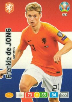 2020 Panini Euro 2020 Preview Adrenalyn XL #233 Frenkie de Jong