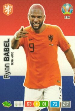 2020 Panini Euro 2020 Preview Adrenalyn XL #238 Ryan Babel