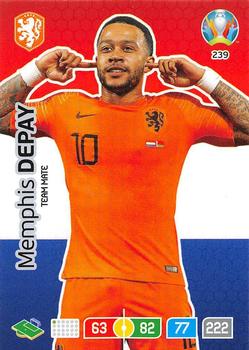 2020 Panini Euro 2020 Preview Adrenalyn XL #239 Memphis Depay