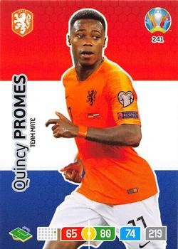 2020 Panini Euro 2020 Preview Adrenalyn XL #241 Quincy Promes