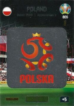 2020 Panini Euro 2020 Preview Adrenalyn XL #244 Poland Country Badge