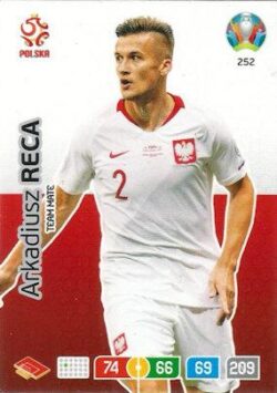 2020 Panini Euro 2020 Preview Adrenalyn XL #252 Arkadiusz Reca