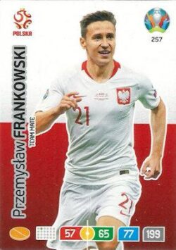 2020 Panini Euro 2020 Preview Adrenalyn XL #257 Przemyslaw Frankowski