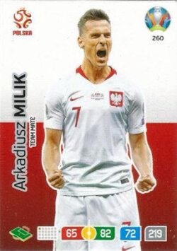 2020 Panini Euro 2020 Preview Adrenalyn XL #260 Arkadiusz Milik