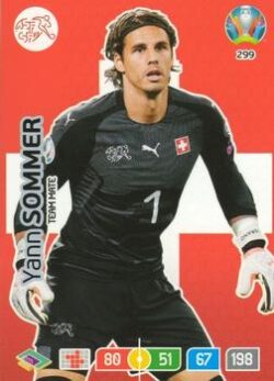 2020 Panini Euro 2020 Preview Adrenalyn XL #299 Yann Sommer