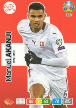 2020 Panini Euro 2020 Preview Adrenalyn XL #300 Manuel Akanji