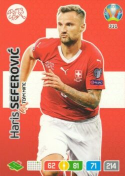 2020 Panini Euro 2020 Preview Adrenalyn XL #311 Haris Seferovic