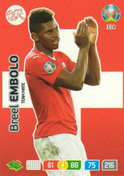 2020 Panini Euro 2020 Preview Adrenalyn XL #314 Breel Embolo