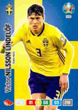 2020 Panini Euro 2020 Preview Adrenalyn XL #320 Victor Nilsson Lindelöf