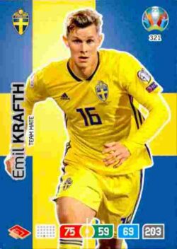 2020 Panini Euro 2020 Preview Adrenalyn XL #321 Emil Krafth