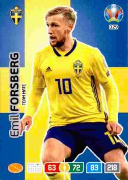 2020 Panini Euro 2020 Preview Adrenalyn XL #329 Emil Forsberg