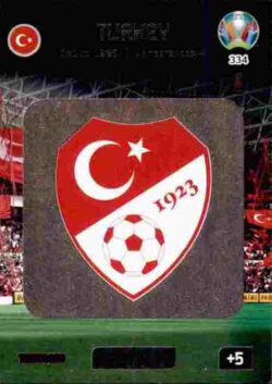 2020 Panini Euro 2020 Preview Adrenalyn XL #334 Turkey Country Badge