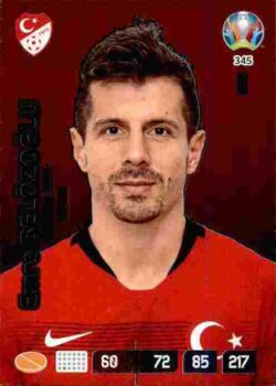 2020 Panini Euro 2020 Preview Adrenalyn XL #345 Emre Belozoglu