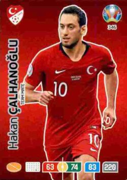 2020 Panini Euro 2020 Preview Adrenalyn XL #346 Hakan Çalhanoğlu