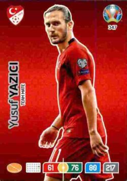 2020 Panini Euro 2020 Preview Adrenalyn XL #347 Yusuf Yazici