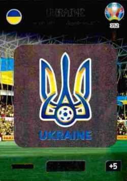 2020 Panini Euro 2020 Preview Adrenalyn XL #352 Ukraine Country Badge