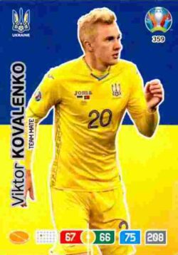 2020 Panini Euro 2020 Preview Adrenalyn XL #359 Viktor Kovalenko