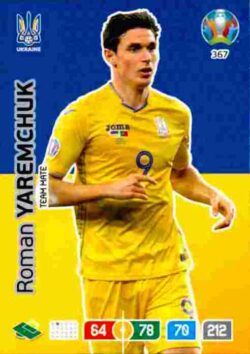 2020 Panini Euro 2020 Preview Adrenalyn XL #367 Roman Yaremchuk