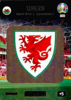 2020 Panini Euro 2020 Preview Adrenalyn XL #370 Wales Country Badge