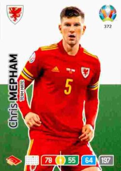 2020 Panini Euro 2020 Preview Adrenalyn XL #372 Chris Mepham