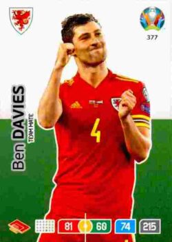 2020 Panini Euro 2020 Preview Adrenalyn XL #377 Ben Davies