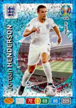 2020 Panini Euro 2020 Preview Adrenalyn XL #408 Jordan Henderson