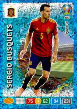 2020 Panini Euro 2020 Preview Adrenalyn XL #409 Sergio Busquets