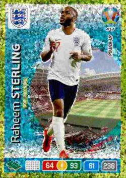 2020 Panini Euro 2020 Preview Adrenalyn XL #417 Raheem Sterling