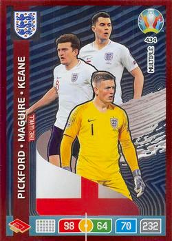 2020 Panini Euro 2020 Preview Adrenalyn XL #434 Pickford-Maguire-Keane