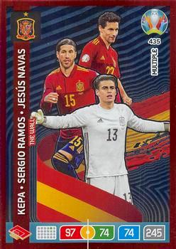 2020 Panini Euro 2020 Preview Adrenalyn XL #435 Arrizabalaga-Ramos-Navas