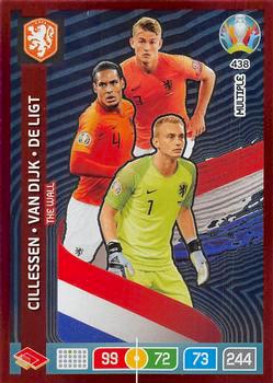 2020 Panini Euro 2020 Preview Adrenalyn XL #438 Cillessen-Van Dijk-De Ligt