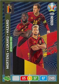 2020 Panini Euro 2020 Preview Adrenalyn XL #445 Mertens-Lukaku-Hazard