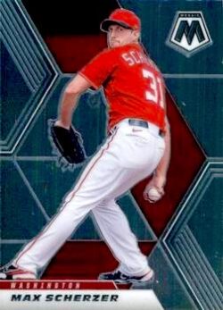 2021 Panini Mosaic Baseball #126 Max Scherzer