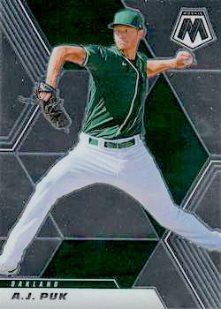 2021 Panini Mosaic Baseball #136 AJ Puk