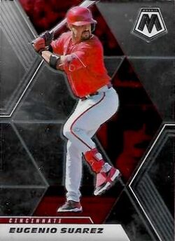 2021 Panini Mosaic Baseball #168 Eugenio Suarez