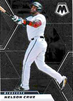 2021 Panini Mosaic Baseball #192 Nelson Cruz