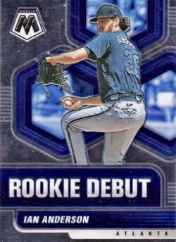 2021 Panini Mosaic Baseball #RD7 Rookie Debut Ian Anderson