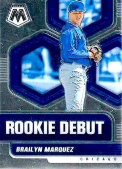 2021 Panini Mosaic Baseball #RD8 Rookie Debut Brailyn Marquez