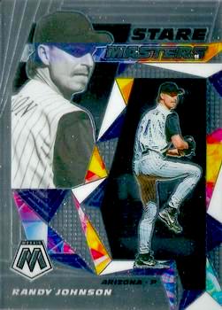 2021 Panini Mosaic Baseball #SM13 Stare Masters Randy Johnson