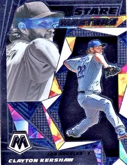 2021 Panini Mosaic Baseball #SM6 Stare Masters Clayton Kershaw