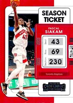 2021-22 Panini Contenders Basketball #031 Pascal Siakam