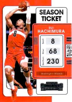 2021-22 Panini Contenders Basketball #091 Rui Hachimura