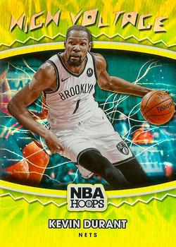 2021-22 Panini Hoops Basketball #17 High Voltage Kevin Durant