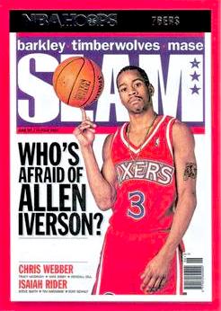 2021-22 Panini Hoops Basketball #SLAM18 Slam Magazine Allen Iverson