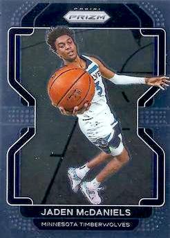 2021-22 Panini Prizm Basketball #012 Jaden McDaniels