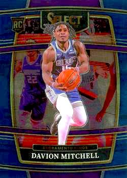 2021-22 Panini Select Basketball #023 Retail Blue Davion Mitchell