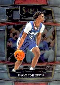 2021-22 Panini Select Basketball #040 Keon Johnson